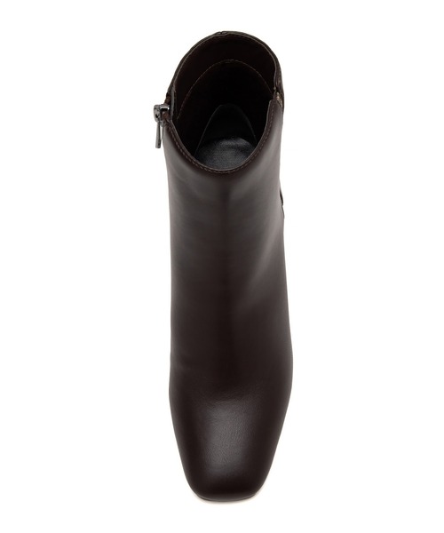 JELLY BEANS（ジェリービーンズ）の「クリアフラワーヒールショートブーツ(204-57124)JELLY BEANS(ジェリービーンズ)（ブーツ・レディース・ダークブラウン/ブラック系/ブラック・S/M/L）」の10枚目の写真