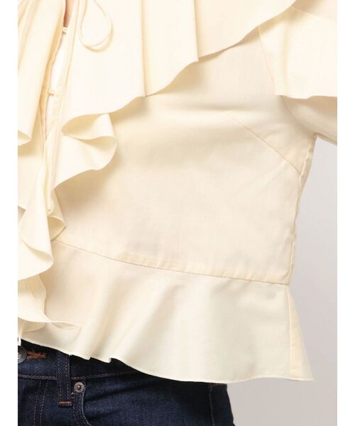 MERCURYDUO(マーキュリーデュオ)の「ラッフルブラウス(シャツ/ブラウス・レディース・イエロー/ライトブルー/オフホワイト・FREE)」の18枚目の写真