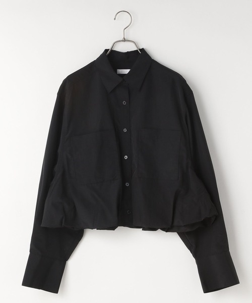 LOWRYS FARM（ローリーズファーム）の「バルーンショートシャツ　588255（シャツ/ブラウス・レディース・オフホワイト/ブラック・FREE）」の3枚目の写真