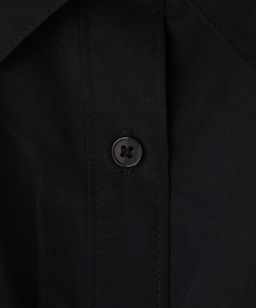 LOWRYS FARM（ローリーズファーム）の「バルーンショートシャツ　588255（シャツ/ブラウス・レディース・オフホワイト/ブラック・FREE）」の11枚目の写真