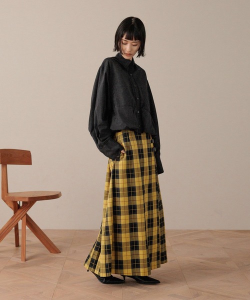 LOWRYS FARM（ローリーズファーム）の「バルーンショートシャツ　588255（シャツ/ブラウス・レディース・オフホワイト/ブラック・FREE）」の15枚目の写真