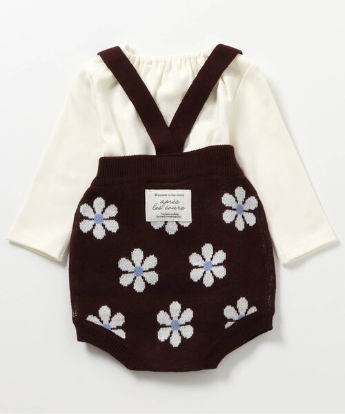 apres les cours（アプレレクール）の「ニットサロペット&インナーセット（その他ベビーウェア・キッズ・ブラウン/ブルー・70/80）」の10枚目の写真