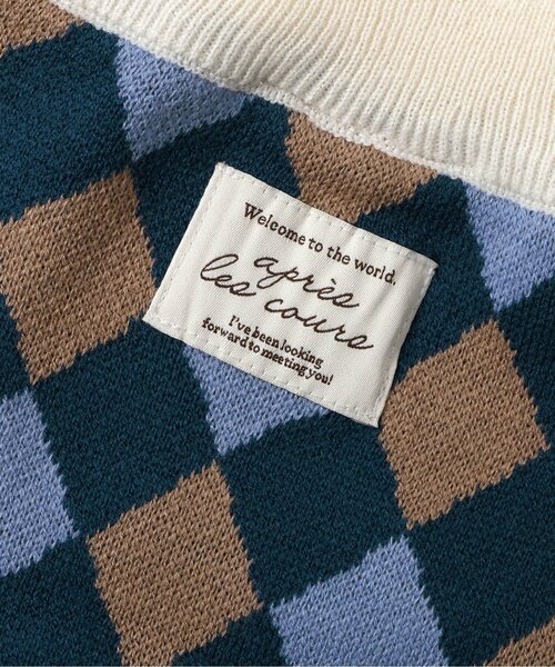 apres les cours（アプレレクール）の「ニットサロペット&インナーセット（その他ベビーウェア・キッズ・ブラウン/ブルー・70/80）」の13枚目の写真