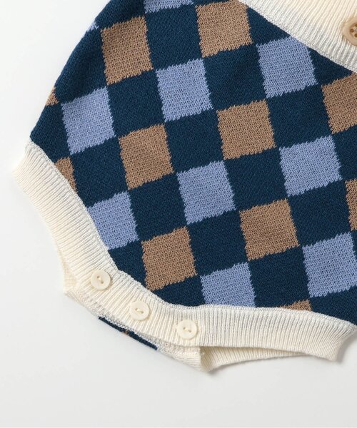 apres les cours（アプレレクール）の「ニットサロペット&インナーセット（その他ベビーウェア・キッズ・ブラウン/ブルー・70/80）」の14枚目の写真