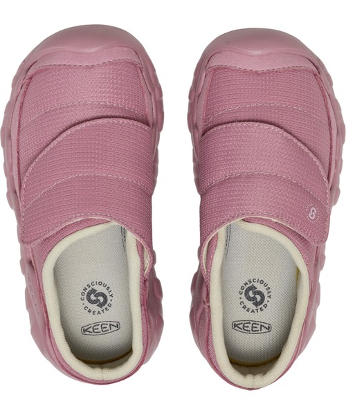 KEEN(キーン)の「HYPOWSER WRAP / ハイパウザー ラップ / キッズ スリッポン スニーカー(スニーカー・キッズ・スモークピンク・15cm/16cm/17cm/18cm/18.5cm/19.5cm)」の6枚目の写真