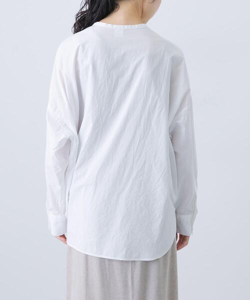 かぐれ（カグレ）の「コットンダブルポケットワイドシャツ（シャツ