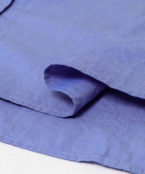 かぐれ（カグレ）の「コットンダブルポケットワイドシャツ（シャツ/ブラウス・レディース・オフホワイト/ブルー・FREE）」の14枚目の写真