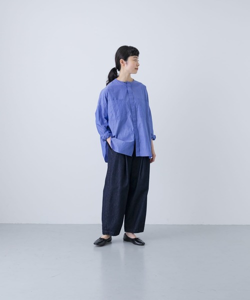 コットンダブルポケットワイドシャツ（シャツ/ブラウス）｜か