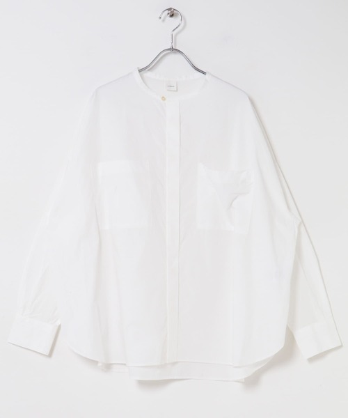 コットンダブルポケットワイドシャツ（シャツ/ブラウス）｜か