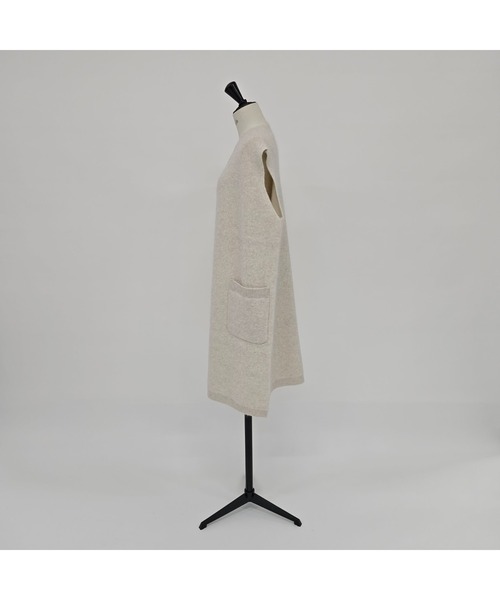 DESIGNWORKS（デザインワークス）の「ニットベスト（ベスト・レディース・モカ/グレー・フリー）」の16枚目の写真