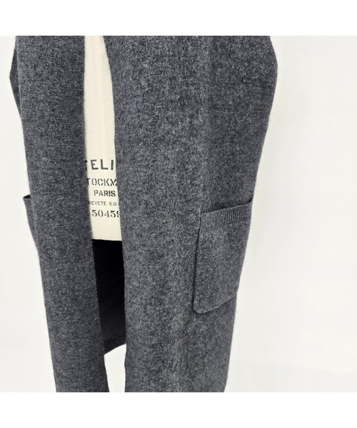 DESIGNWORKS（デザインワークス）の「ニットベスト（ベスト・レディース・モカ/グレー・フリー）」の18枚目の写真