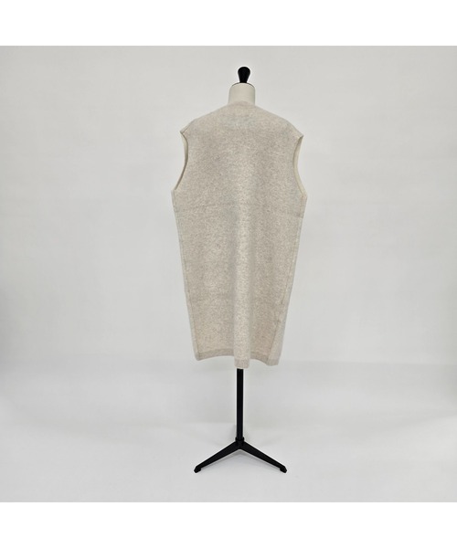DESIGNWORKS（デザインワークス）の「ニットベスト（ベスト・レディース・モカ/グレー・フリー）」の17枚目の写真