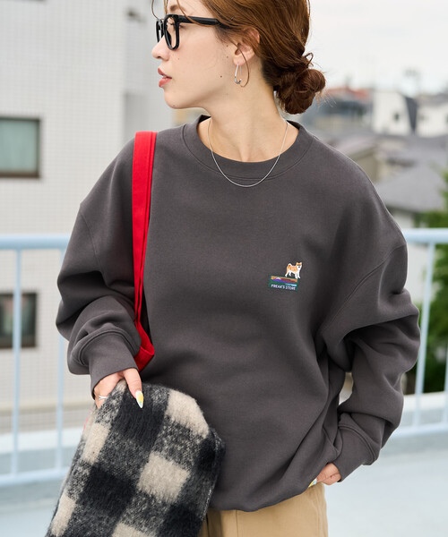 限定展開 FREAK'S STORE OUTDOORS アニマル 刺繍 ワンポイント