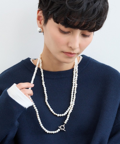 BARNYARDSTORM（バンヤードストーム）の「BARNYARDSTORM / 3WAYロングパールネックレス2（ネックレス・レディース・その他2/その他1・FREE）」の2枚目の写真