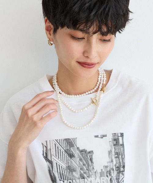 BARNYARDSTORM（バンヤードストーム）の「BARNYARDSTORM / 3WAYロングパールネックレス2（ネックレス・レディース・その他2/その他1・FREE）」の8枚目の写真