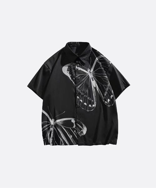 Relaxed Butterfly Pattern Shirt（シャツ/ブラウス）｜U:UME（ユーム