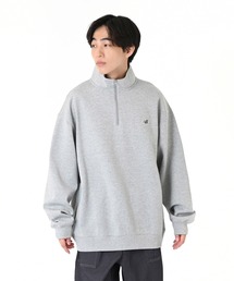 NEW BALANCE | NB刺繍ダブルフェイスハーフジップ(スウェット)