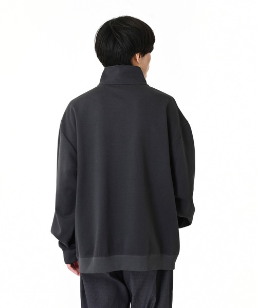 NB刺繍ダブルフェイスハーフジップ（スウェット）｜New Balance