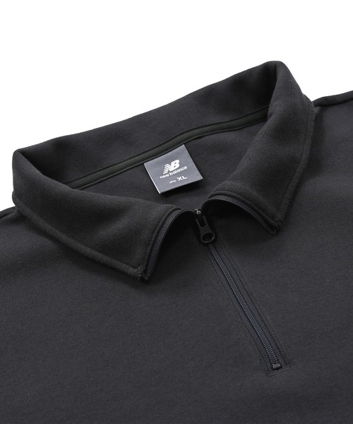 NEW BALANCE（ニューバランス）の「NB刺繍ダブルフェイスハーフジップ（スウェット・メンズ・バーガンディー/ヘザーグレー/コバルトブルー/ダークグレー・MEDIUM/LARGE/XX-LARGE/SMALL/X-LARGE）」の10枚目の写真