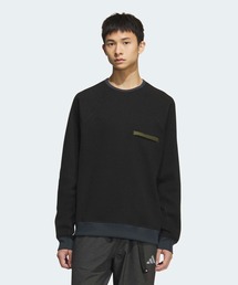 メンズ　アディダス　裏起毛　トレーナー　スウェット　ブラック アディダス パーカー トップス プルオーバー スウェット 裏起毛