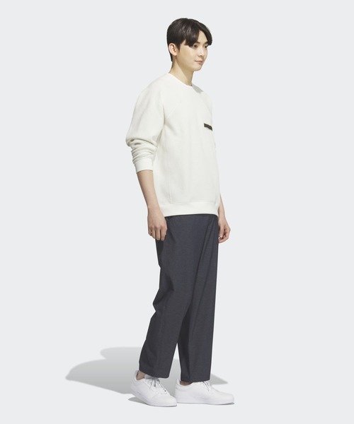 adidas(アディダス)の「シティエスケープ ルーズフィット 裏起毛 ワッフル スウェット / トレーナー / ロンT / アディダス adidas(スウェット・メンズ・ホワイト/ブラック/カーキ・XX-LARGE/3XL/LARGE/SMALL/X-LARGE/MEDIUM)」の9枚目の写真