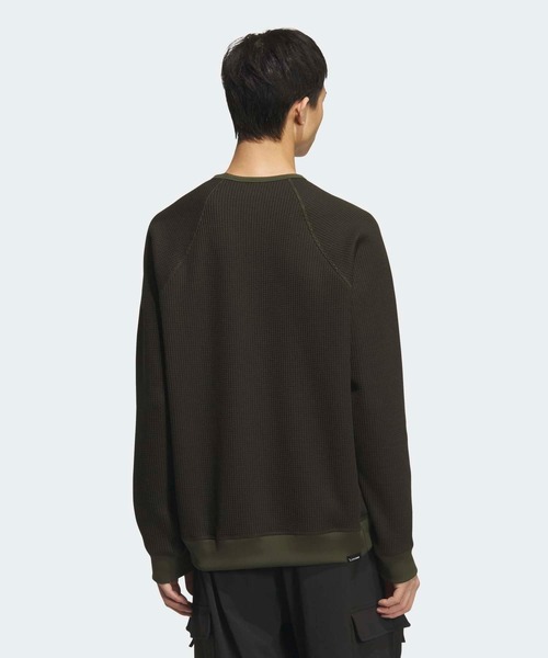 セール】シティエスケープ ルーズフィット 裏起毛 ワッフル スウェット