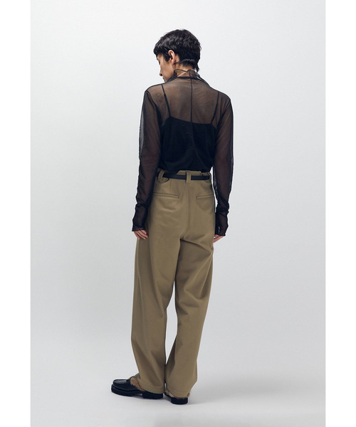 1er Arrondissement（プルミエアロンディスモン）の「シアーハイネックカットソー（Tシャツ/カットソー・レディース・ブラック系その他3/ベージュ・FREE）」の21枚目の写真