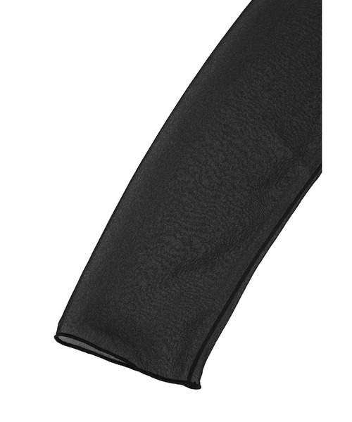 1er Arrondissement（プルミエアロンディスモン）の「シアーハイネックカットソー（Tシャツ/カットソー・レディース・ブラック系その他3/ベージュ・FREE）」の16枚目の写真