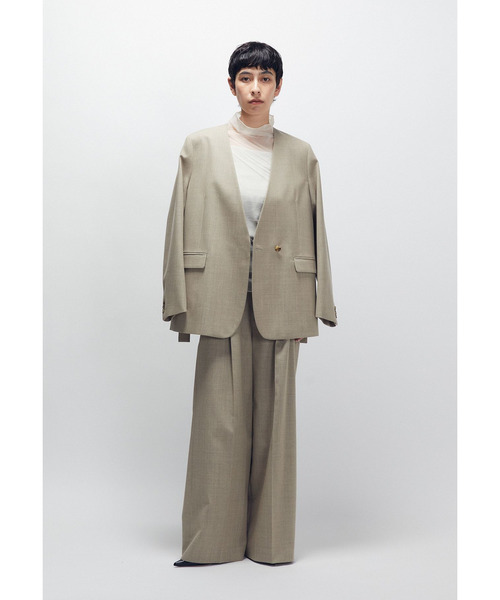 1er Arrondissement（プルミエアロンディスモン）の「シアーハイネックカットソー（Tシャツ/カットソー・レディース・ブラック系その他3/ベージュ・FREE）」の11枚目の写真