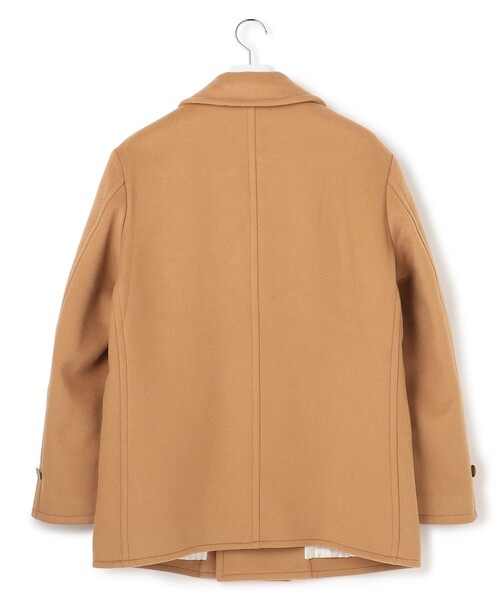 J.PRESS YORK STREET（ジェイプレスヨークストリート）の「【UNISEX】メルトン ピーコート（ピーコート・メンズ・黄土色系/ネイビー系・LARGE/MEDIUM/SMALL）」の11枚目の写真