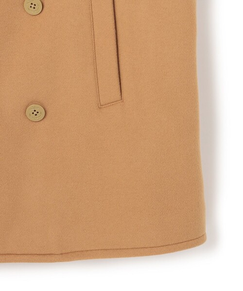 J.PRESS YORK STREET（ジェイプレスヨークストリート）の「【UNISEX】メルトン ピーコート（ピーコート・メンズ・黄土色系/ネイビー系・LARGE/MEDIUM/SMALL）」の7枚目の写真