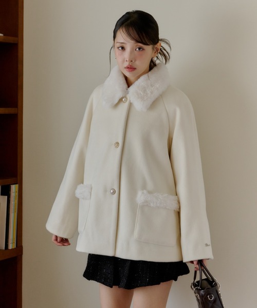 Lallana（ララーナ）の「Holiday Classic Fur Coat / ホリデイ