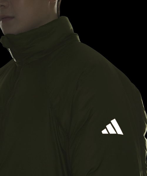 adidas(アディダス)の「シティエスケープ オーバーサイズフィット リップストップ中わた入りジャケット / アディダス adidas(ダウンジャケット/コート・メンズ・ブラック/カーキ・LARGE/3XL/X-LARGE/SMALL/MEDIUM/XX-LARGE)」の4枚目の写真