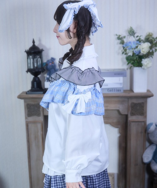 Whinny(ホワイニー)の「Whinny/《セットアップ可能♪》ごきげんぁまぁまブラウス(シャツ/ブラウス・レディース・ブラック/ホワイト/ネイビー・FREE)」の16枚目の写真