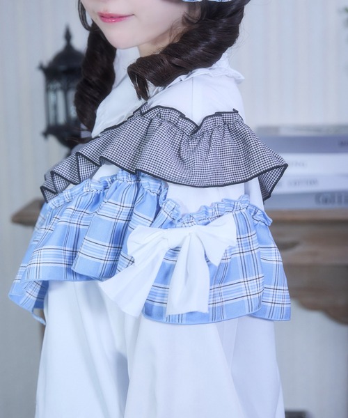 Whinny(ホワイニー)の「Whinny/《セットアップ可能♪》ごきげんぁまぁまブラウス(シャツ/ブラウス・レディース・ブラック/ホワイト/ネイビー・FREE)」の15枚目の写真