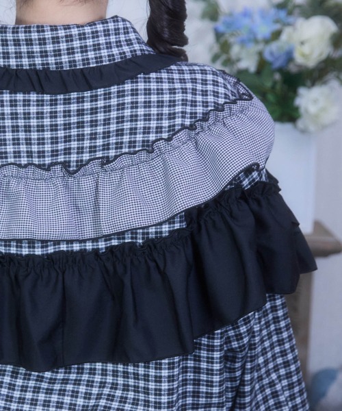 Whinny(ホワイニー)の「Whinny/《セットアップ可能♪》ごきげんぁまぁまブラウス(シャツ/ブラウス・レディース・ブラック/ホワイト/ネイビー・FREE)」の10枚目の写真