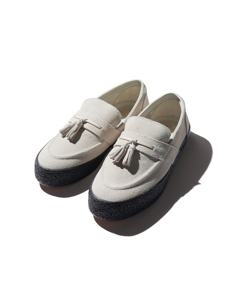 Last Resort AB(ラストリゾート・エービー)の「Last Resort AB / ラストリゾートエービー VM005 LOAFER SUEDE CLOUDY CUSH スニーカーローファー スケートシューズ(スニーカー・メンズ・ホワイト・27cm/28cm)」の5枚目の写真