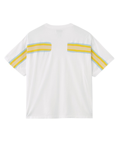 FACETASM（ファセッタズム）の「FACETASM RIB BIG TEE NAT-TEE-U06（Tシャツ/カットソー・メンズ・ホワイト/ライトイエロー・5）」の4枚目の写真