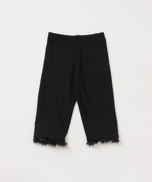 Oriens JOURNAL STANDARD（オリエンス ジャーナルスタンダード）の「ファーバイカーショーツ（その他パンツ・レディース・ブラック・FREE）」の7枚目の写真