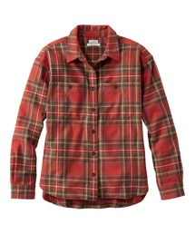 L.L.Bean | スコッチ・プラッド・フランネル・シャツ、ボーイフレンド 米国フィット・プチ(シャツ/ブラウス)