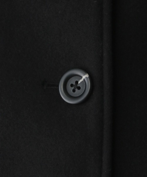 RAGEBLUE（レイジブルー）の「＜WOOLLYTEC/ウーリーテック＞スタンドカラーショートコート（ブルゾン・レディース・ブラウン/ブラック・FREE）」の6枚目の写真