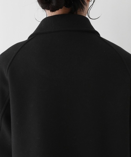 RAGEBLUE（レイジブルー）の「＜WOOLLYTEC/ウーリーテック＞スタンドカラーショートコート（ブルゾン・レディース・ブラウン/ブラック・FREE）」の18枚目の写真