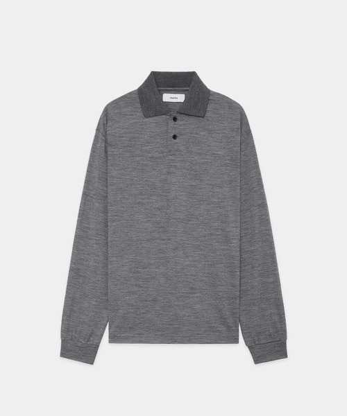 定価47300円 kolor ウール天竺ポロシャツ 2 kolor』