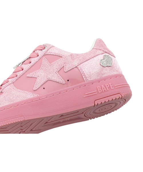 A BATHING APE（アベイシングエイプ）の「BAPE STA LADIES #1（スニーカー・レディース・ピンク/パープル・6/5/4）」の10枚目の写真