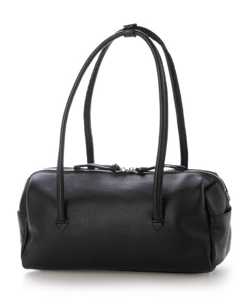 perche（ペルケ）の「ペルケ perche / ソフトレザーワイドボストントート（トートバッグ・レディース・ブラウン/グリーン/シルバー/ブラック・FREE）」の6枚目の写真