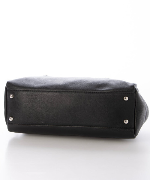 perche（ペルケ）の「ペルケ perche / ソフトレザーワイドボストントート（トートバッグ・レディース・ブラウン/グリーン/シルバー/ブラック・FREE）」の7枚目の写真