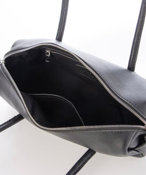 perche（ペルケ）の「ペルケ perche / ソフトレザーワイドボストントート（トートバッグ・レディース・ブラウン/グリーン/シルバー/ブラック・FREE）」の8枚目の写真