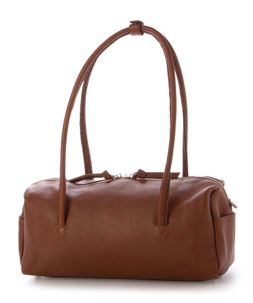 perche（ペルケ）の「ペルケ perche / ソフトレザーワイドボストントート（トートバッグ・レディース・ブラウン/グリーン/シルバー/ブラック・FREE）」の11枚目の写真