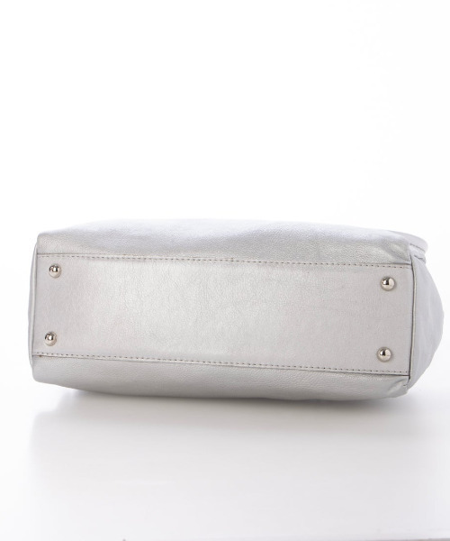 perche（ペルケ）の「ペルケ perche / ソフトレザーワイドボストントート（トートバッグ・レディース・ブラウン/グリーン/シルバー/ブラック・FREE）」の22枚目の写真