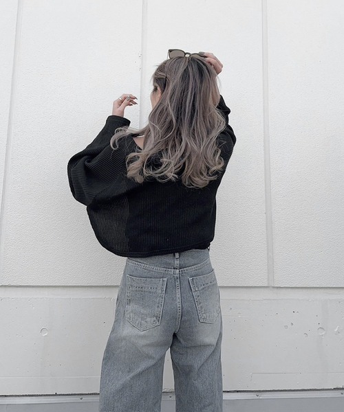 Flugge(フラッジー)の「ニットボレロタンクトップ(その他トップス・レディース・ブラック/ベージュ・FREE)」の7枚目の写真